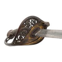 Ames Model 1850 Foot Officers Sword Presented to Lt. Cornelius Batchelder - 12th Mass Infantry - WIA at Gettysburg