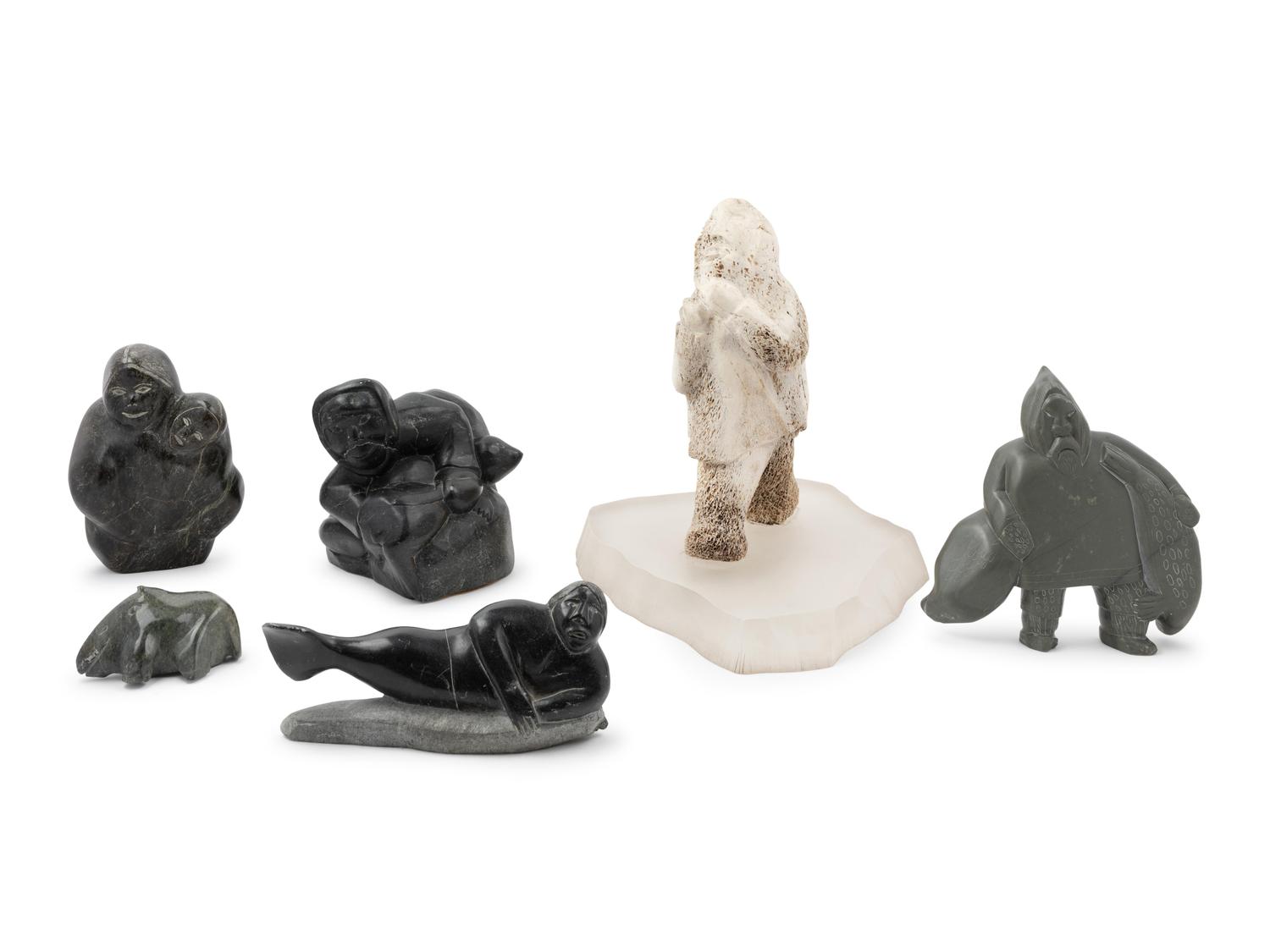 Five Inuit Sculptures