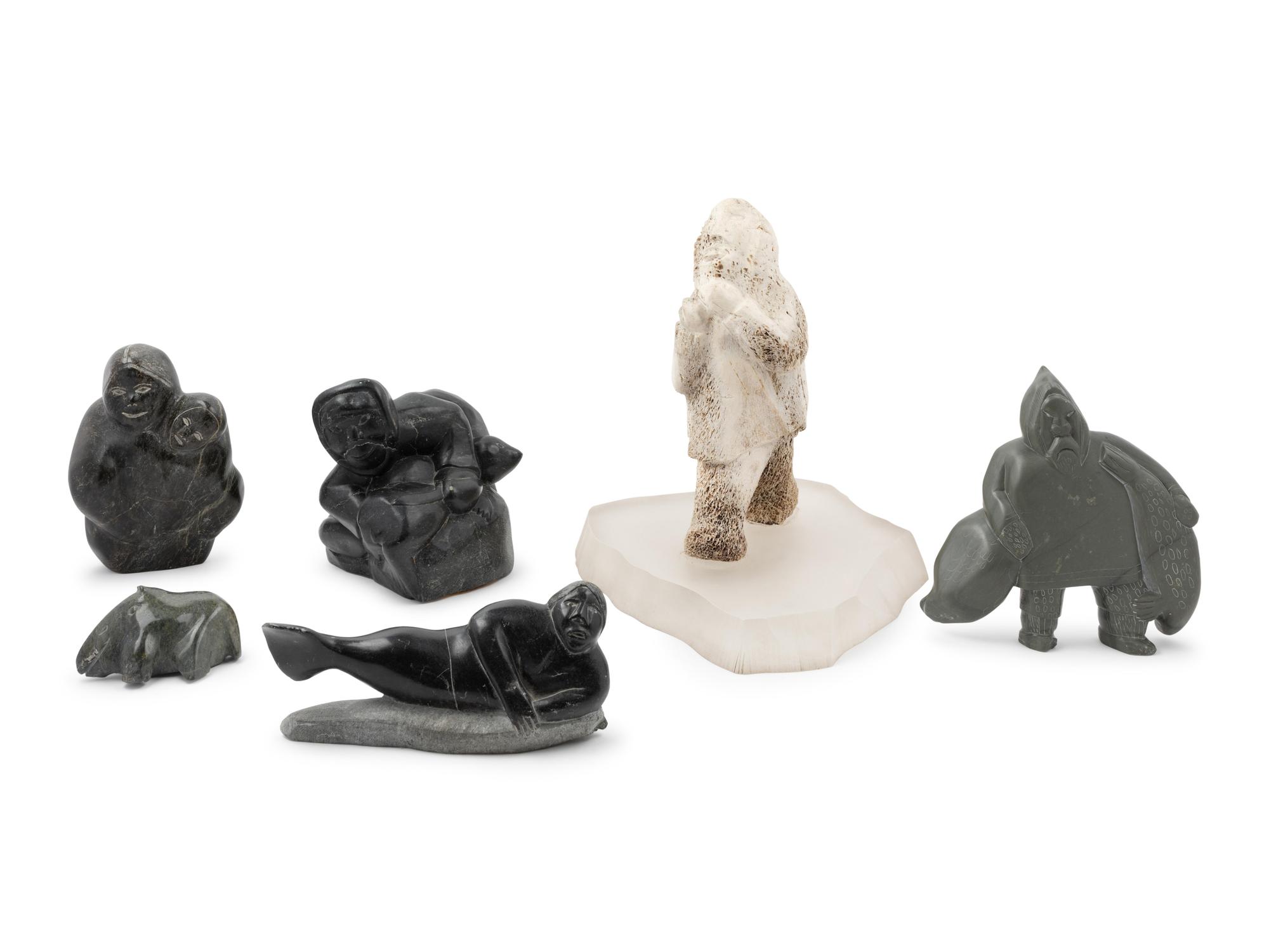 Five Inuit Sculptures