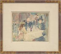 Maurice Prendergast (American, 1858–1924) - Au Café