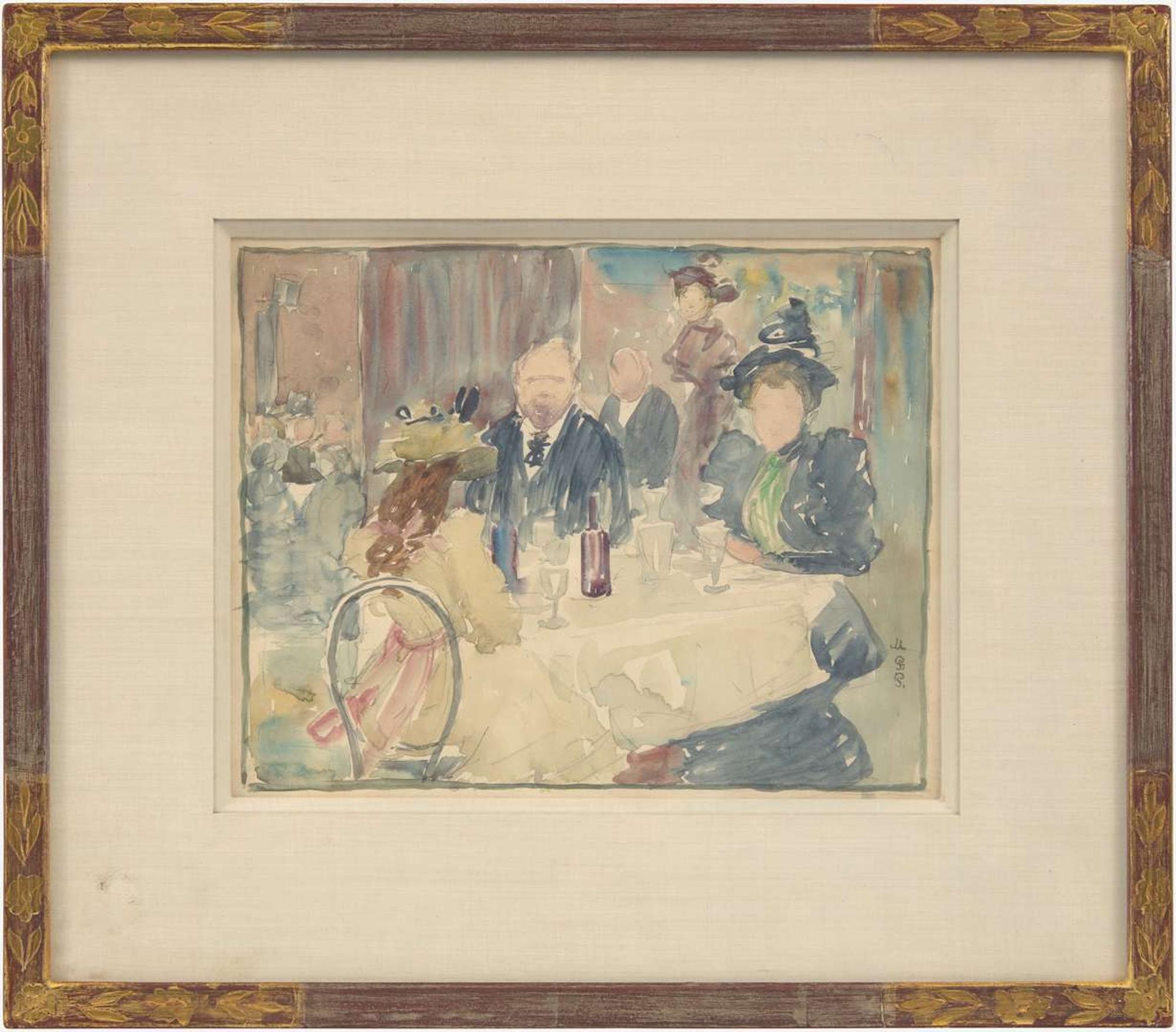 Maurice Prendergast (American, 1858–1924) - Au Café