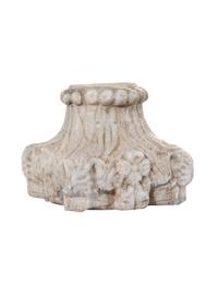 A Continental Carved Marble Capital