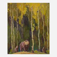 William Herbert Dunton (American, 1878–1936) Grizzly Bear