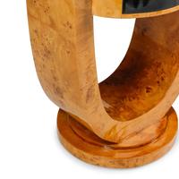 A Pair of Art Deco Style Part-Ebonized Side Tables