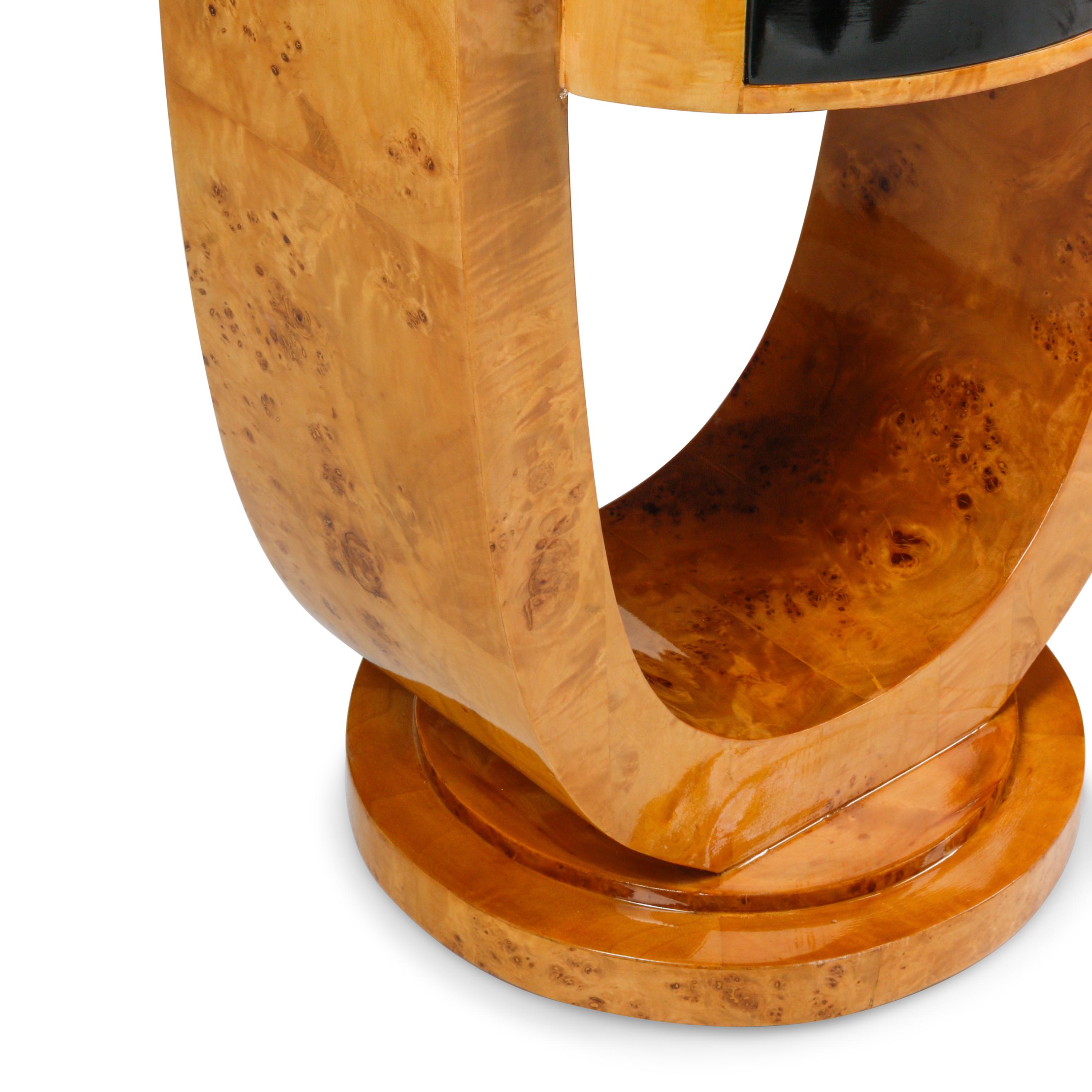 A Pair of Art Deco Style Part-Ebonized Side Tables