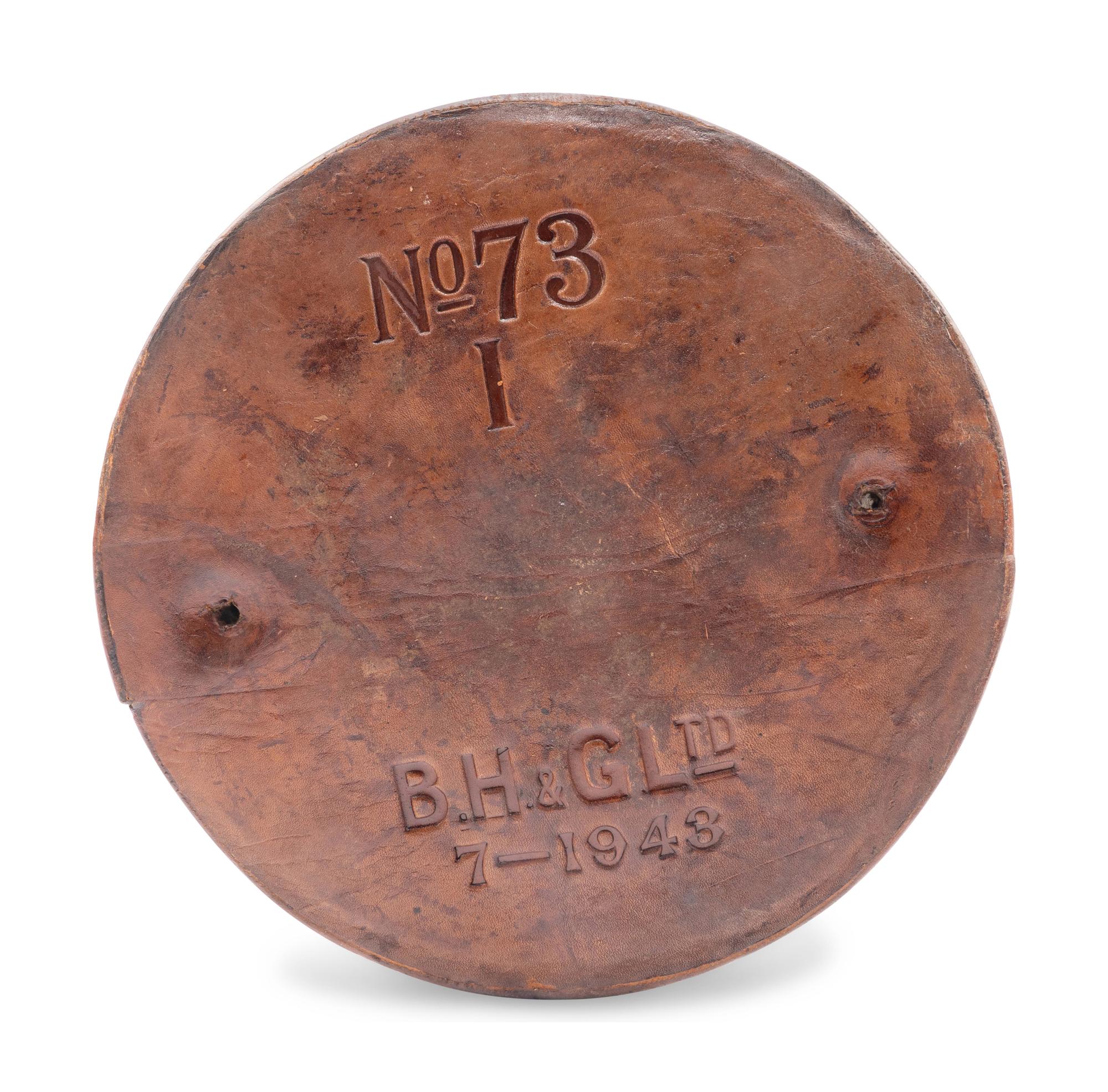 An English Leather Artillery Bucket