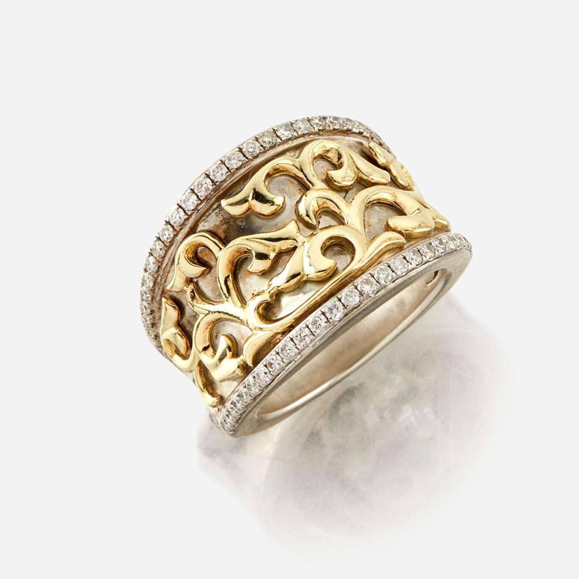 A suite of gold, sterling silver, and diamond jewelry, Charles Krypell