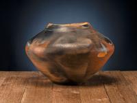 Monumental Micaceous Jar, with Cutouts