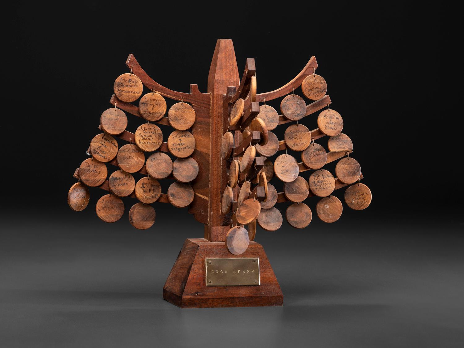A Folk Art Figural Family Tree