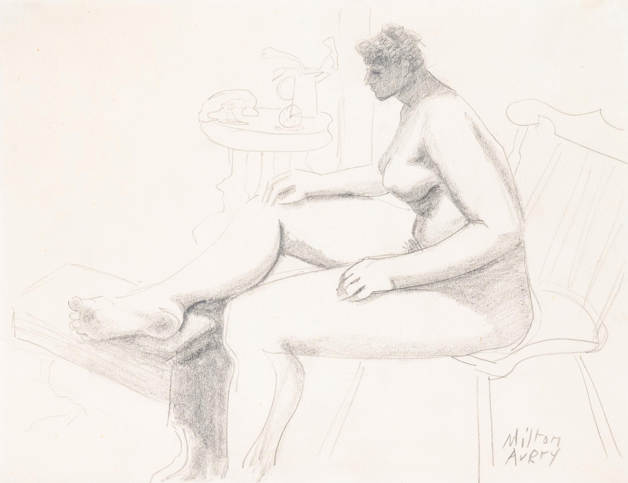 Seated Nude (Alert Nude), c. 1938