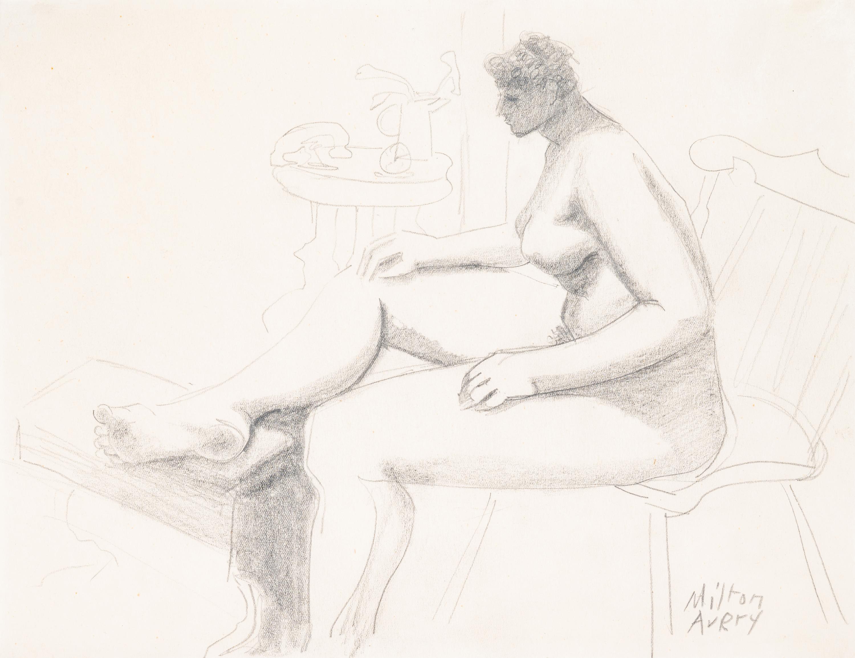Seated Nude (Alert Nude), c. 1938