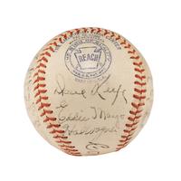 A 1943 Philadelphia Athletics Team Signed Autograph Baseball Featuring Connie Mack (Beckett Authentication Services)