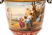 A Vienna Porcelain Urn
