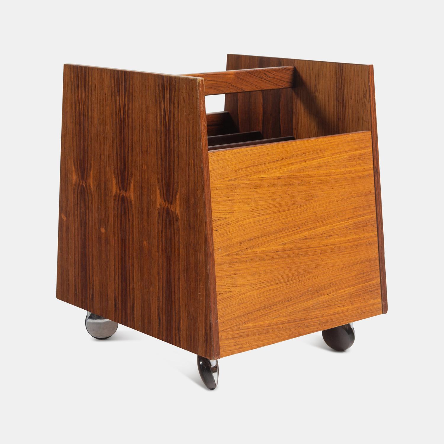 Magazine/Record Rack, c. 1960 Bruksbo, Norway