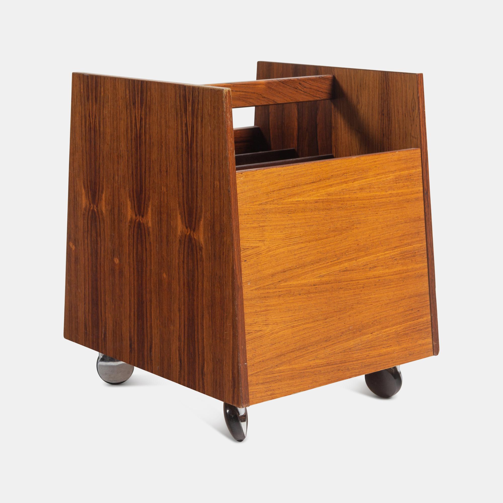 Magazine/Record Rack, c. 1960 Bruksbo, Norway