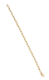 An 18 Karat Yellow Gold Link Bracelet, Cartier, 7.10 dwts.