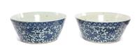 A Pair of Chinese Porcelain Basins Diameter 22 inches.