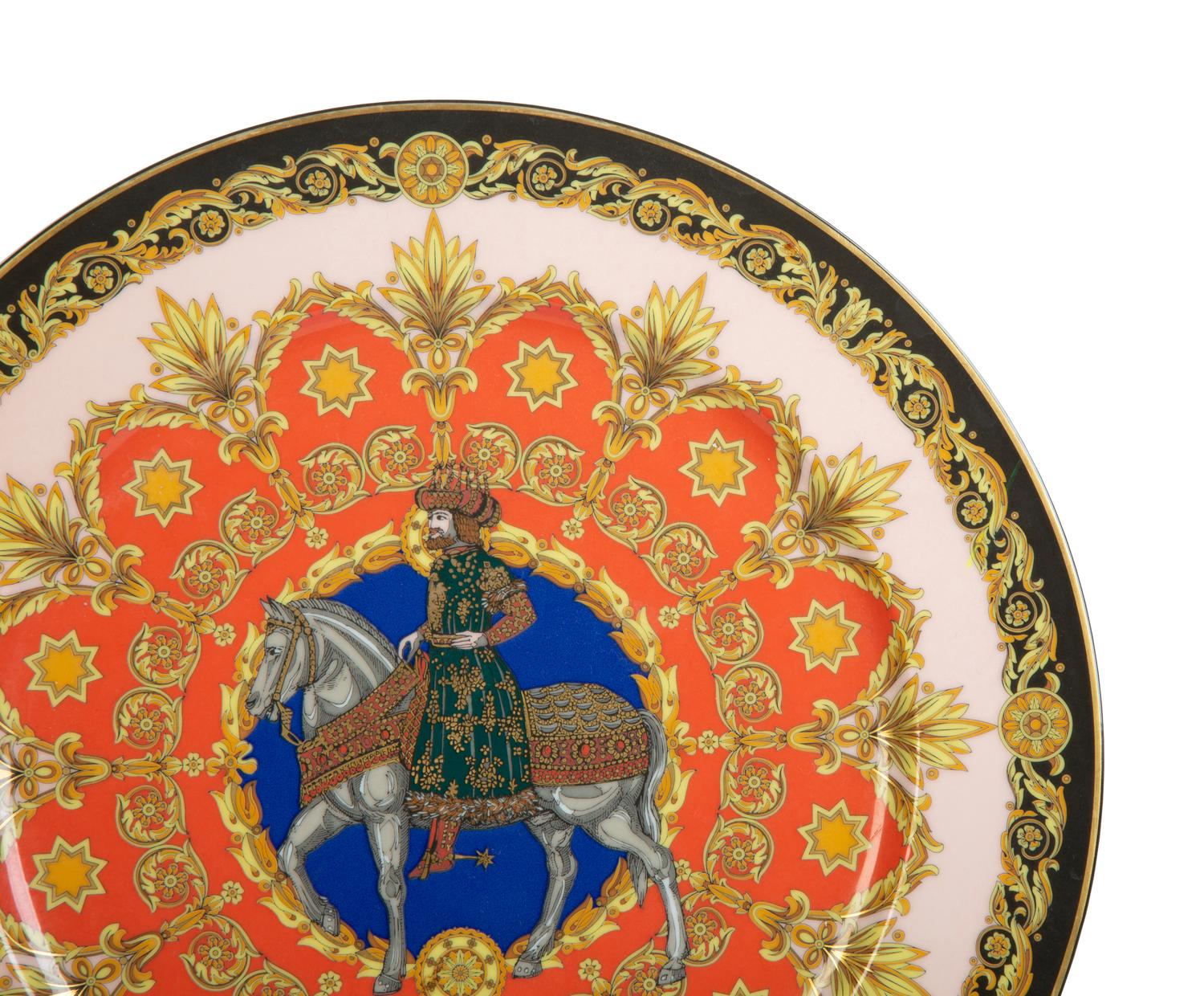 Set of Eight Versace for Rosenthal Christmas Plates — 20TH CENTURY