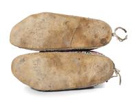 Sioux Beaded Hide Moccasins