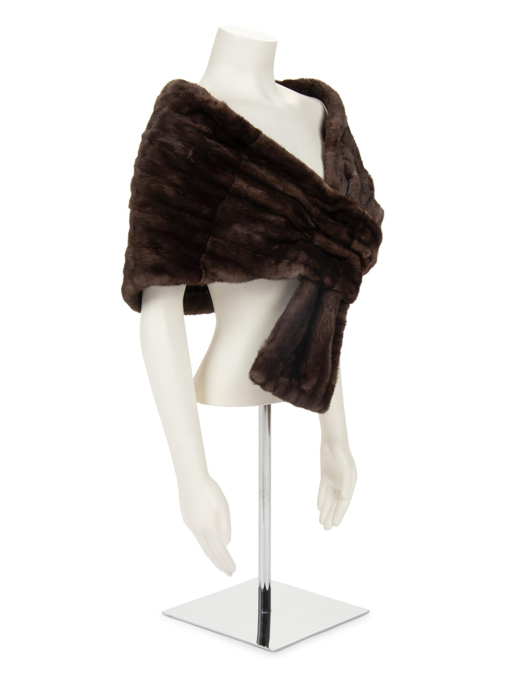 J. Mendel Mink Pull-Through Stole