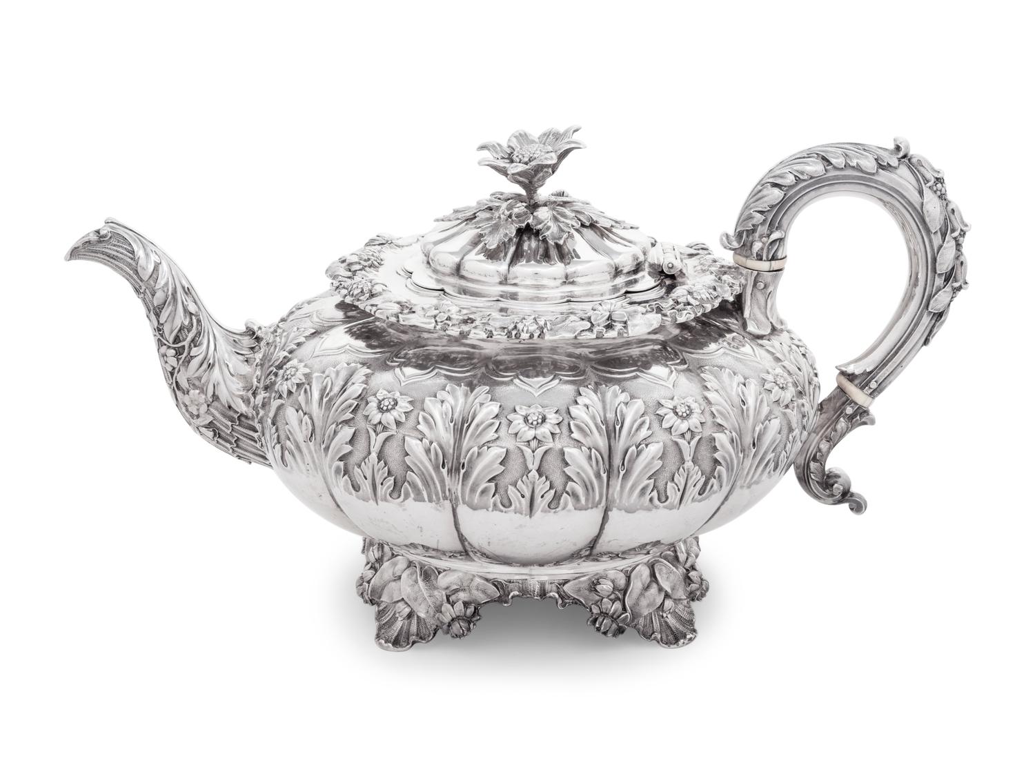 A George III Silver Teapot