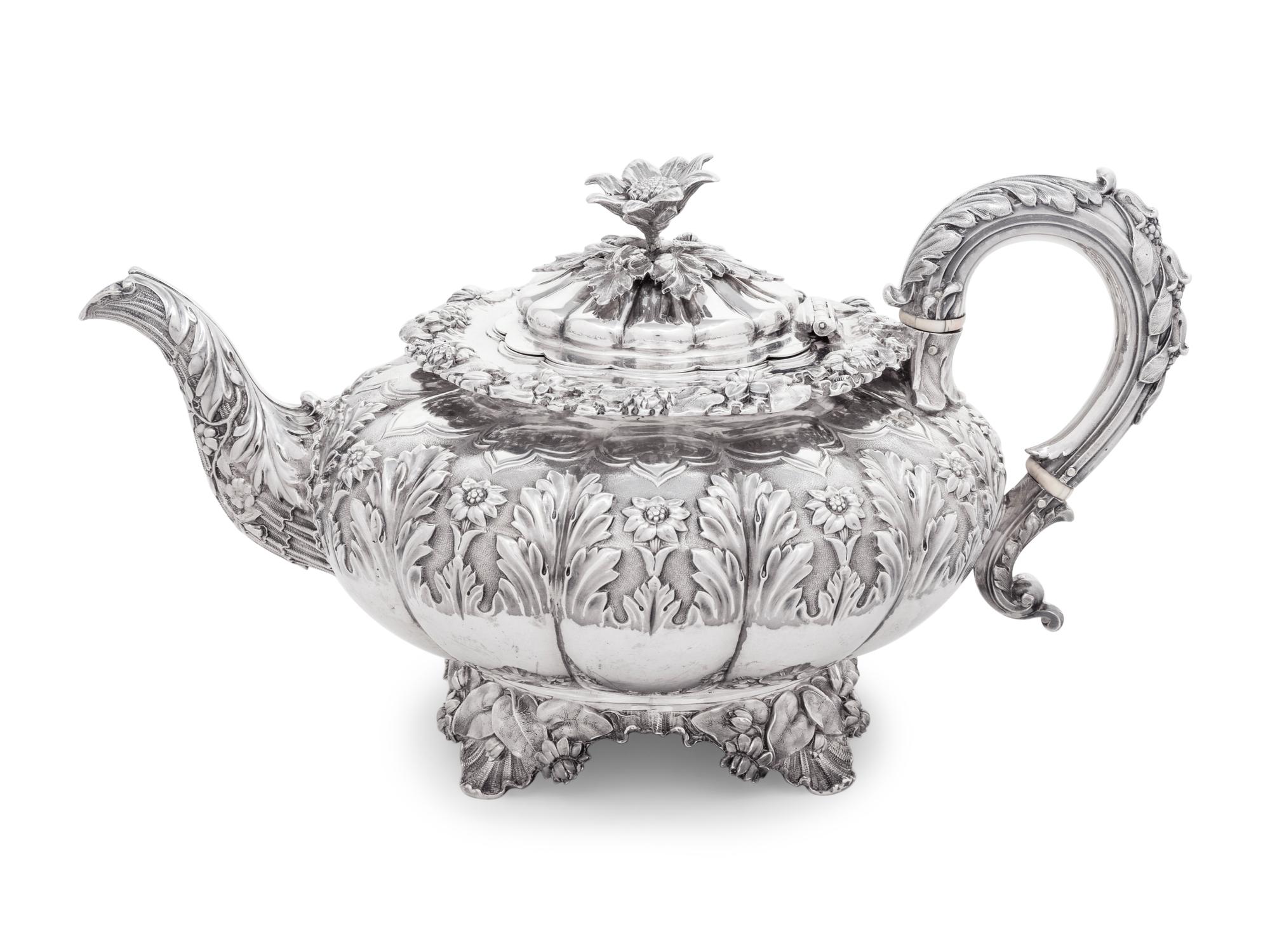 A George III Silver Teapot