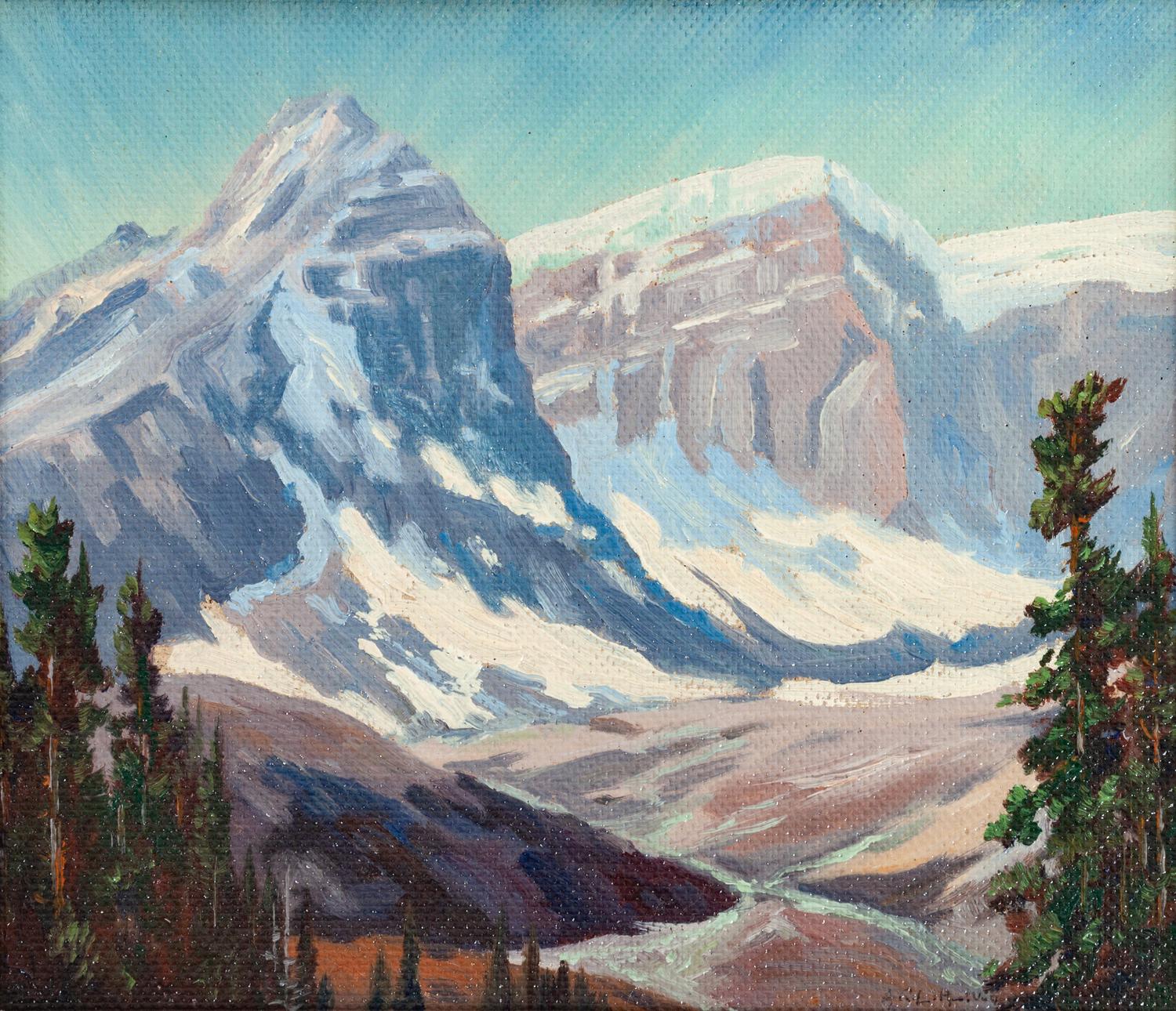 Snow Dome from Jasper Highway