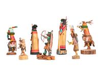 Group of Contemporary Hopi Katsina Dolls