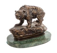 A Continental Bronze Figure Width 8 inches. — P. JOURGOENETT