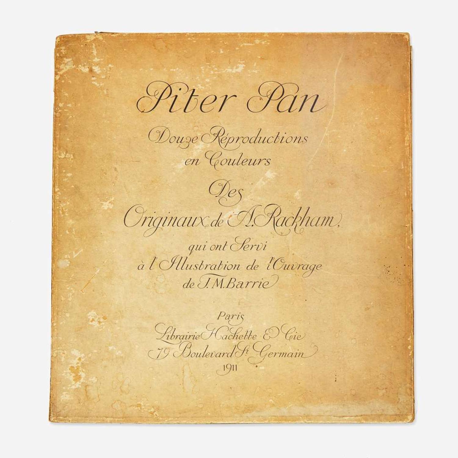[Children's & Illustrated] [Rackham, Arthur] Piter Pan douze reproductions en couleurs...