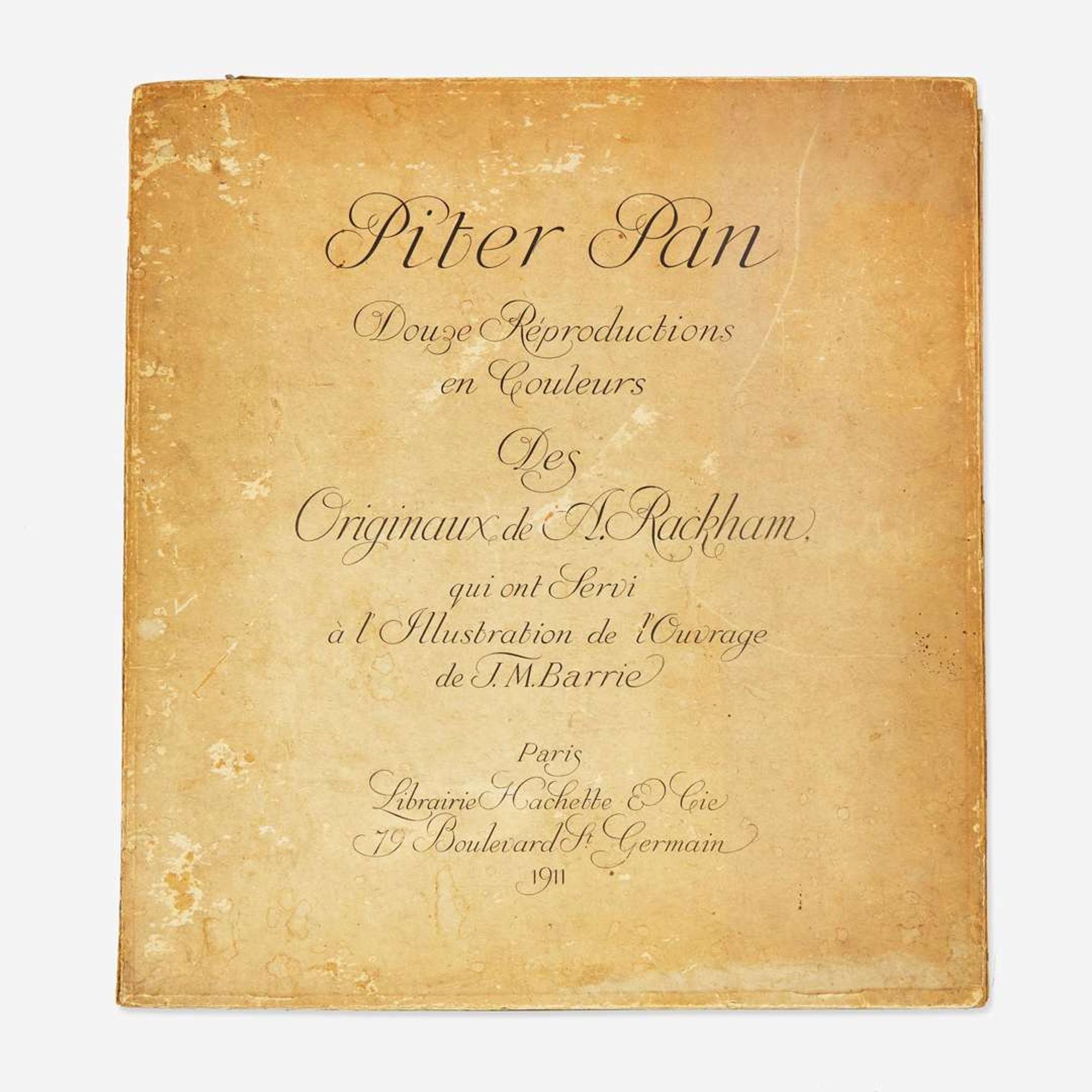 [Children's & Illustrated] [Rackham, Arthur] Piter Pan douze reproductions en couleurs...