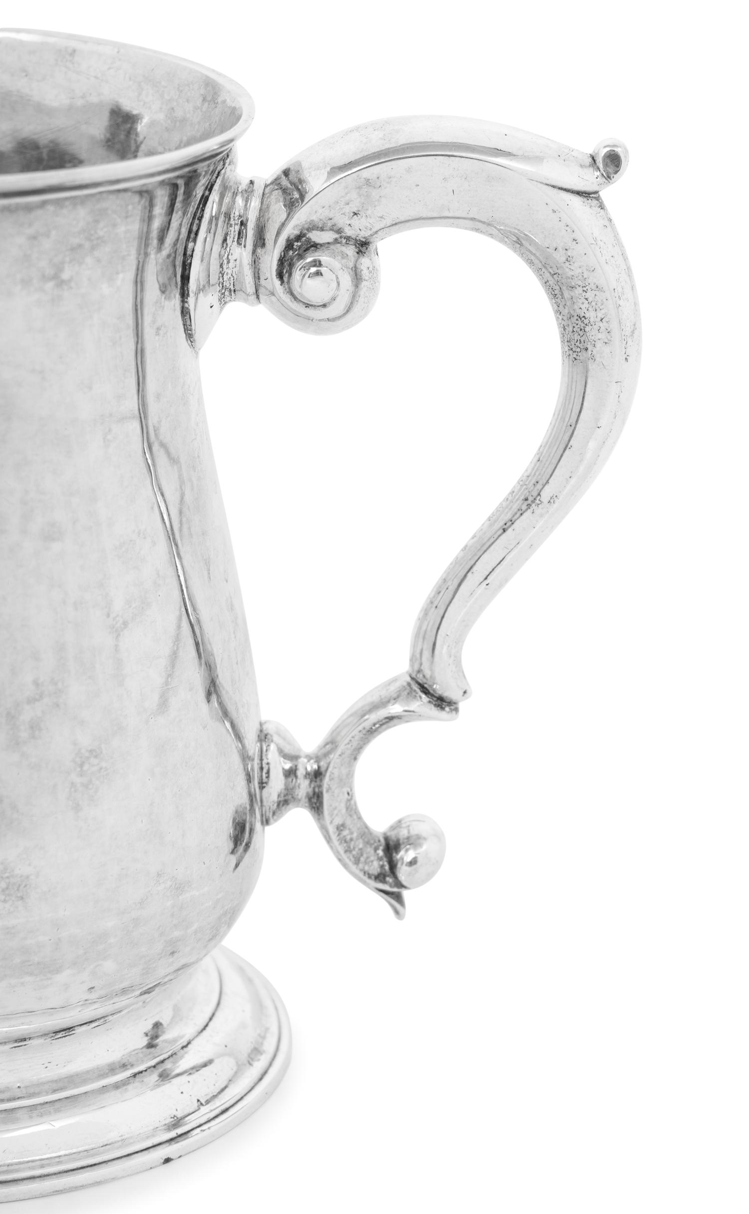 A George II Silver Cann