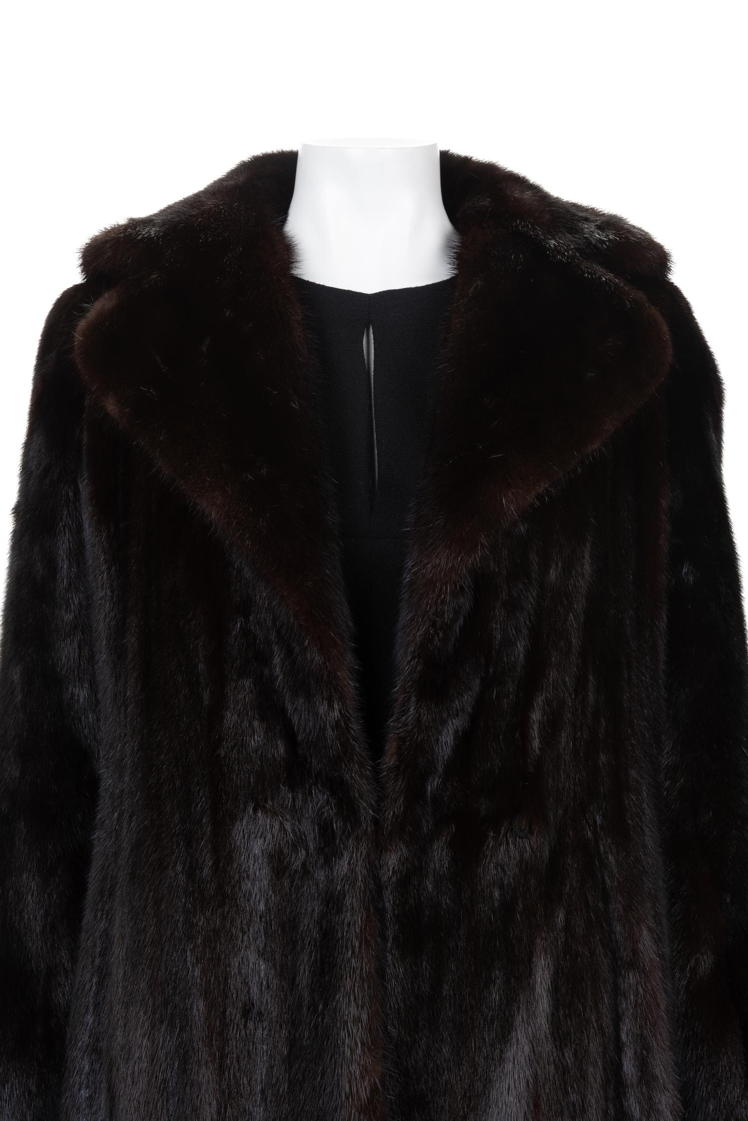 Christian Dior Furs Ranch Mink Coat
