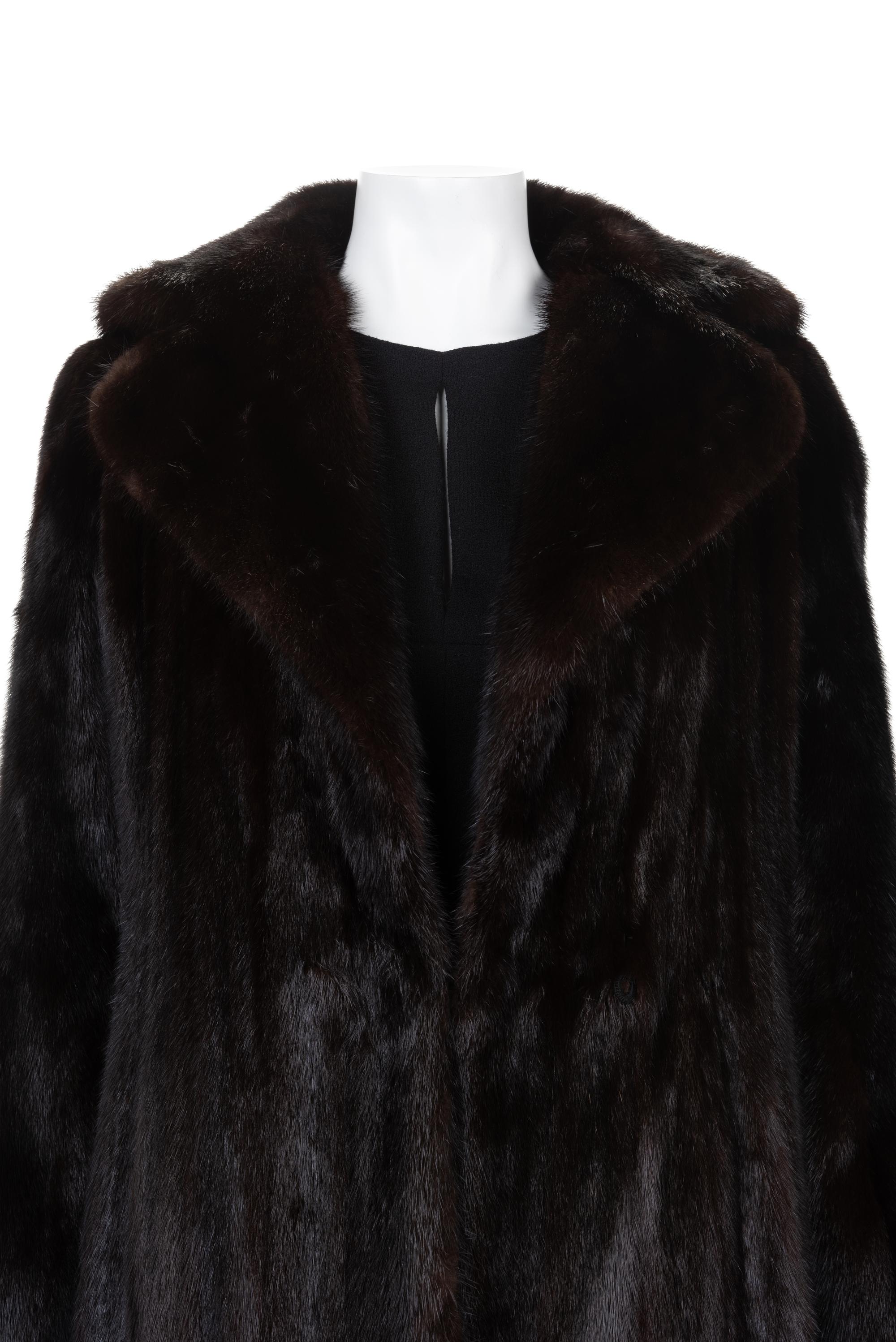 Christian Dior Furs Ranch Mink Coat