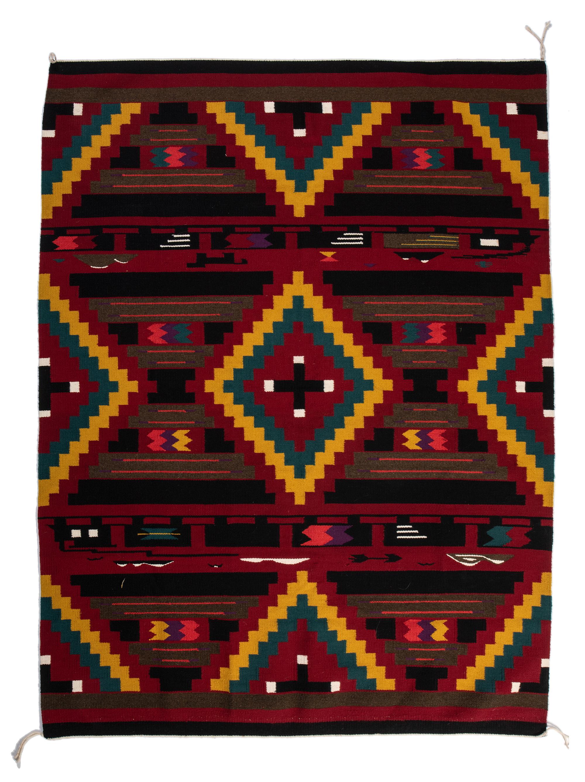 Navajo Third Phase Pattern Revival, With Locomotive