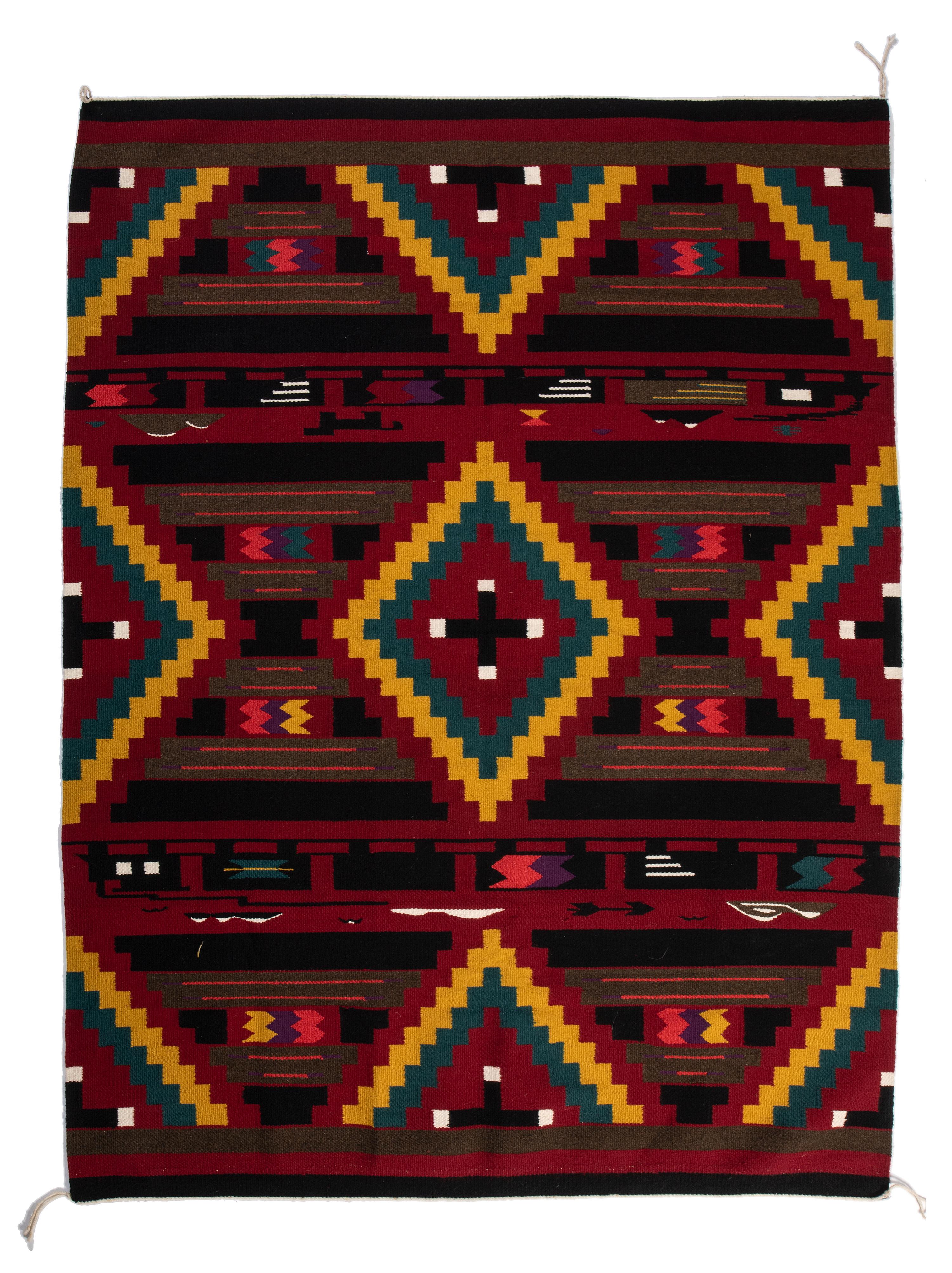 Navajo Third Phase Pattern Revival, With Locomotive
