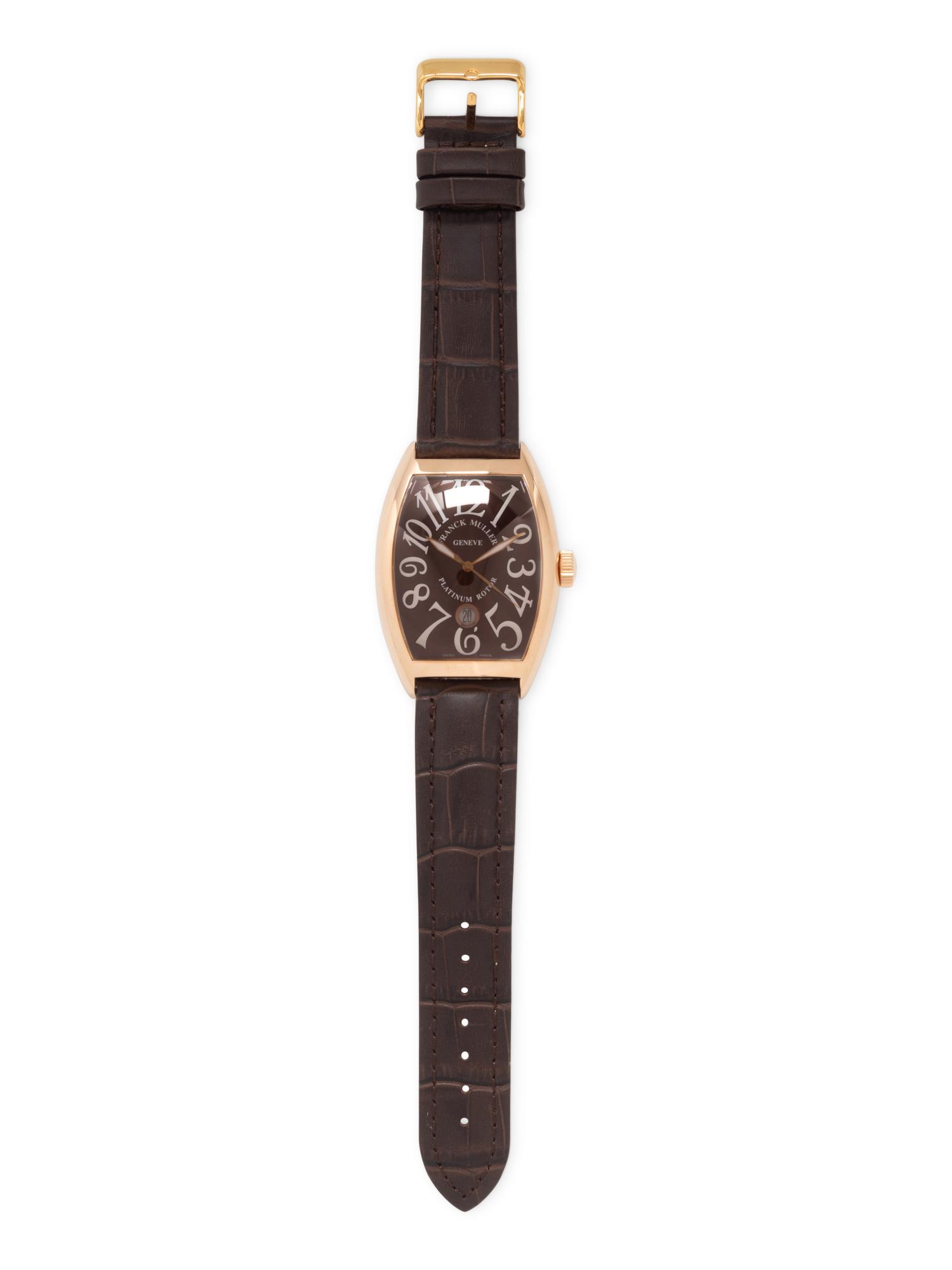 FRANCK MULLER, REF. 8880 SC DT 18K ROSE GOLD 'MASTER OF COMPLICATIONS' DATE WATCH, BOX & PAPERS