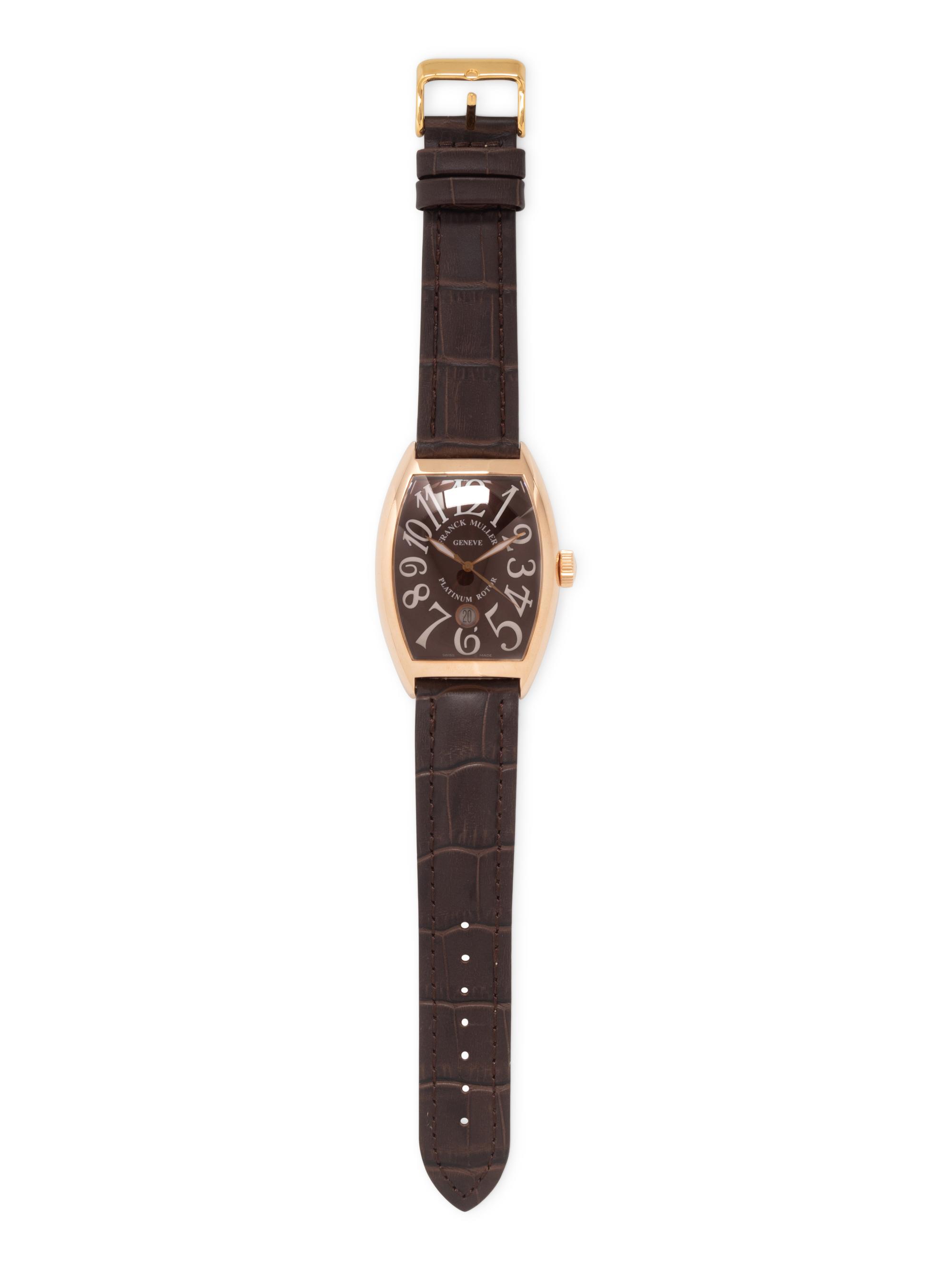FRANCK MULLER, REF. 8880 SC DT 18K ROSE GOLD 'MASTER OF COMPLICATIONS' DATE WATCH, BOX & PAPERS