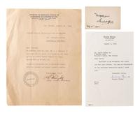[SOCIAL REFORMERS]. Autographs from labor advocates and other social reformers, comprising: