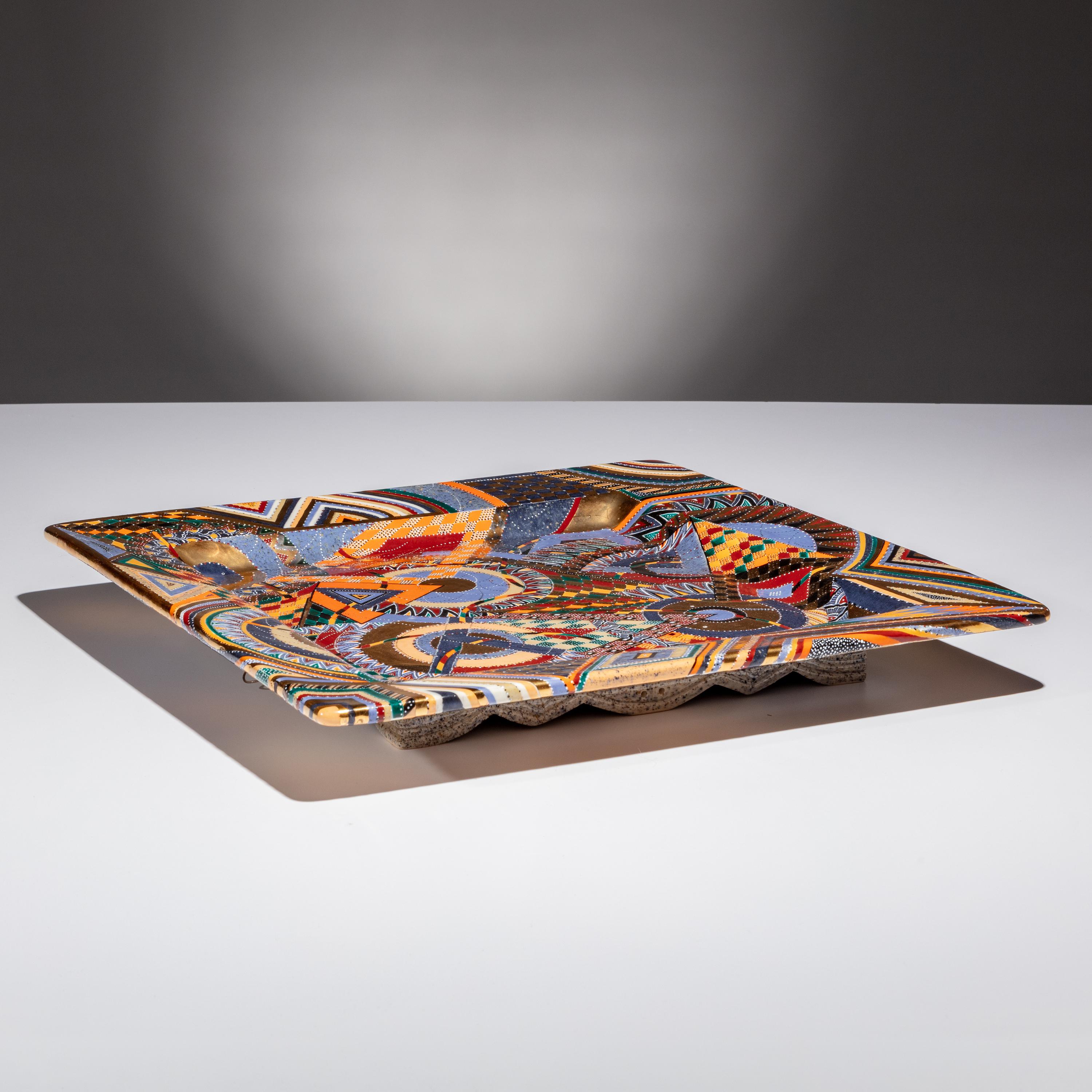 Ralph Bacerra (American, 1938–2008) — Ceramic Charger, 2004