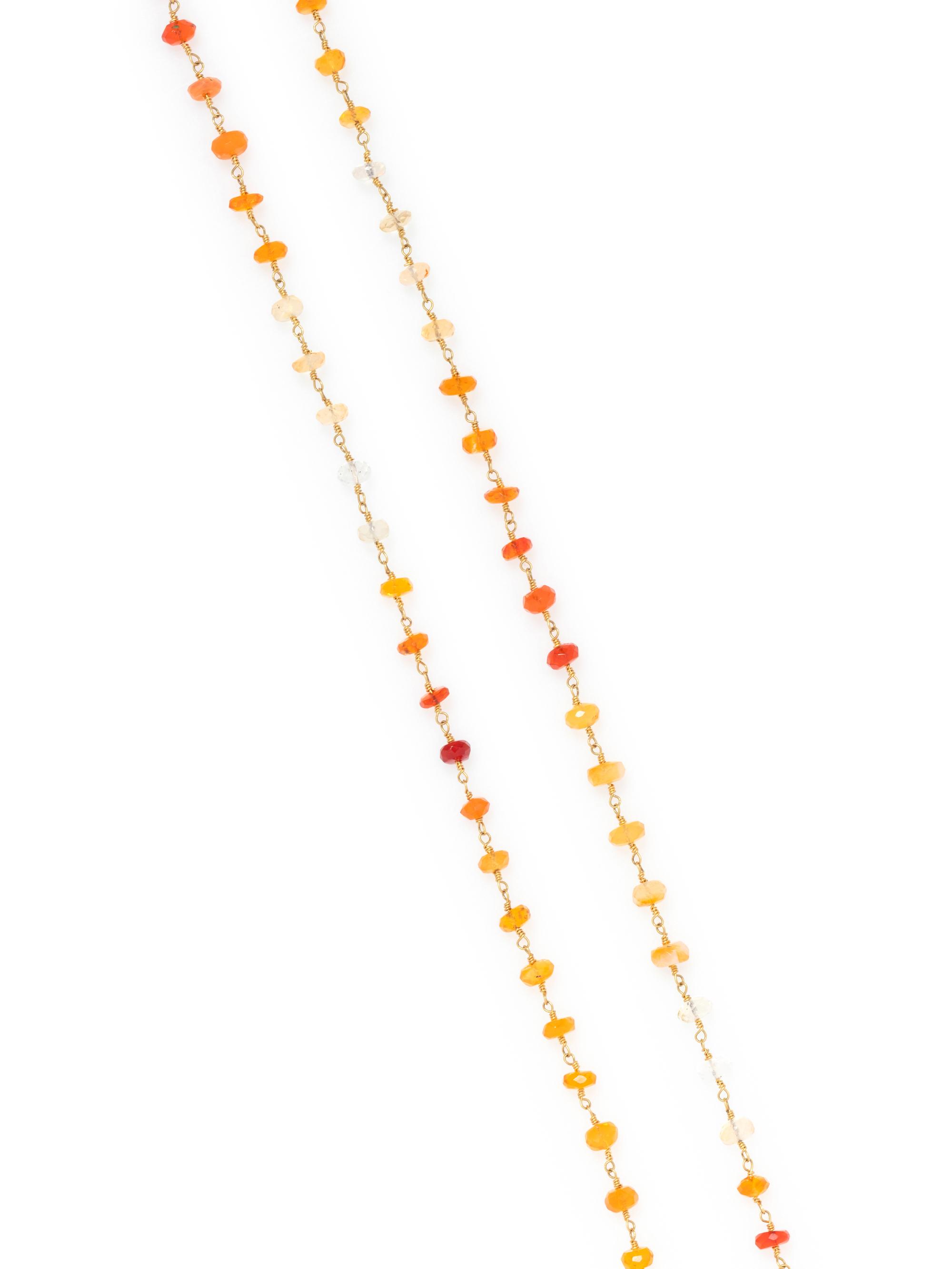 FIRE OPAL NECKLACE