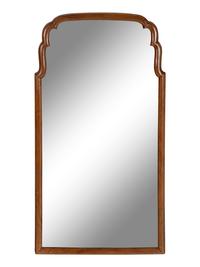 A Queen Anne Style Walnut Mirror
