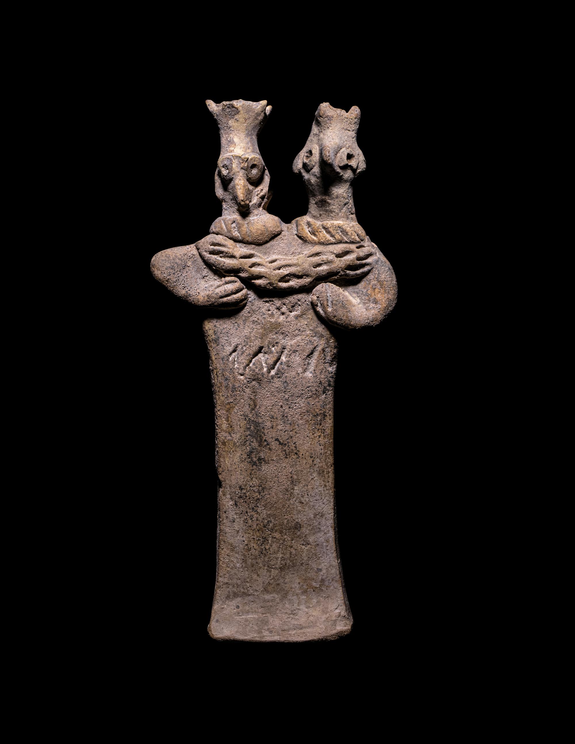 A Syro-Hittite Terracotta Double-Headed Figure