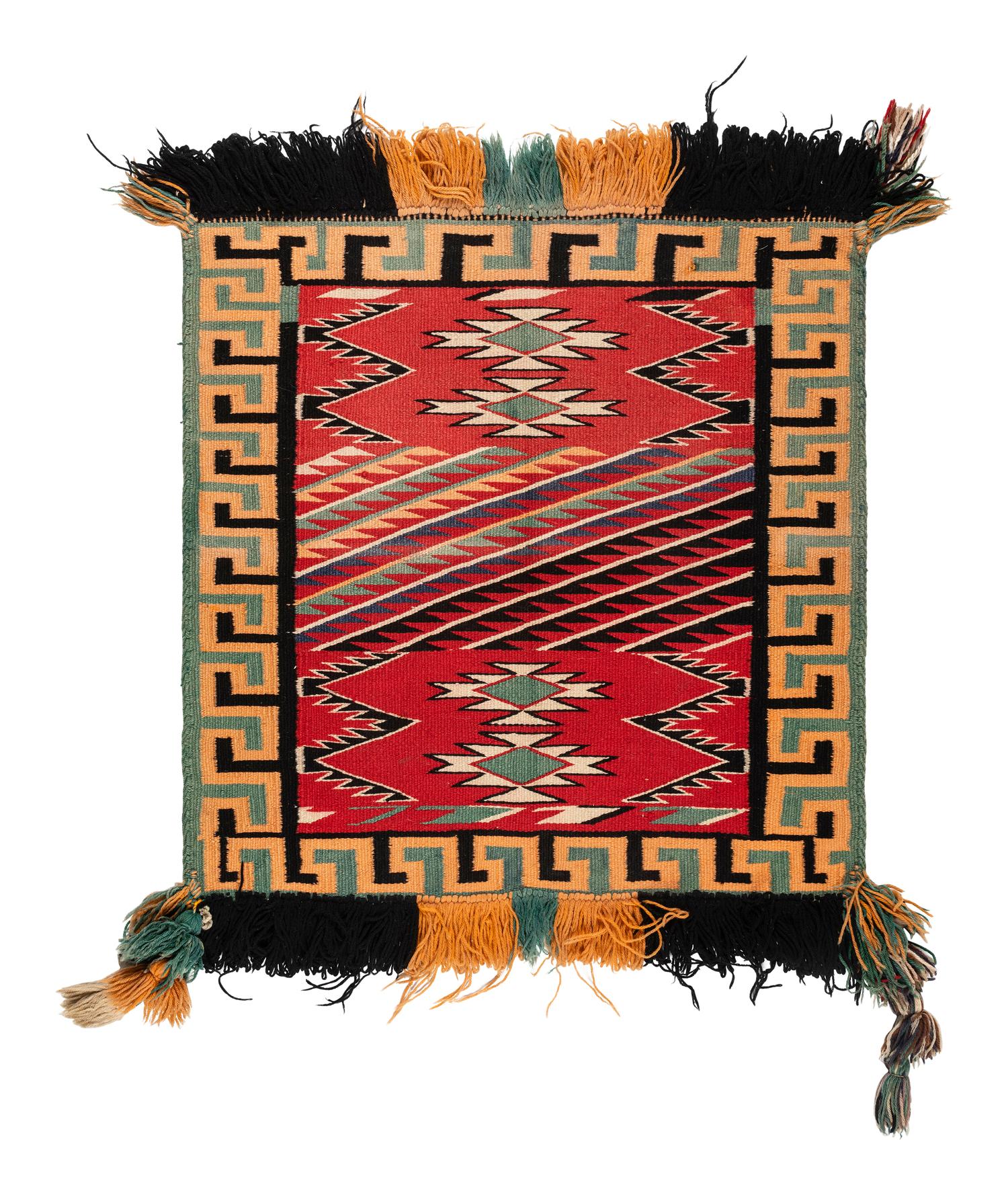 Navajo Germantown Sunday Saddle Blanket