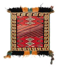 Navajo Germantown Sunday Saddle Blanket