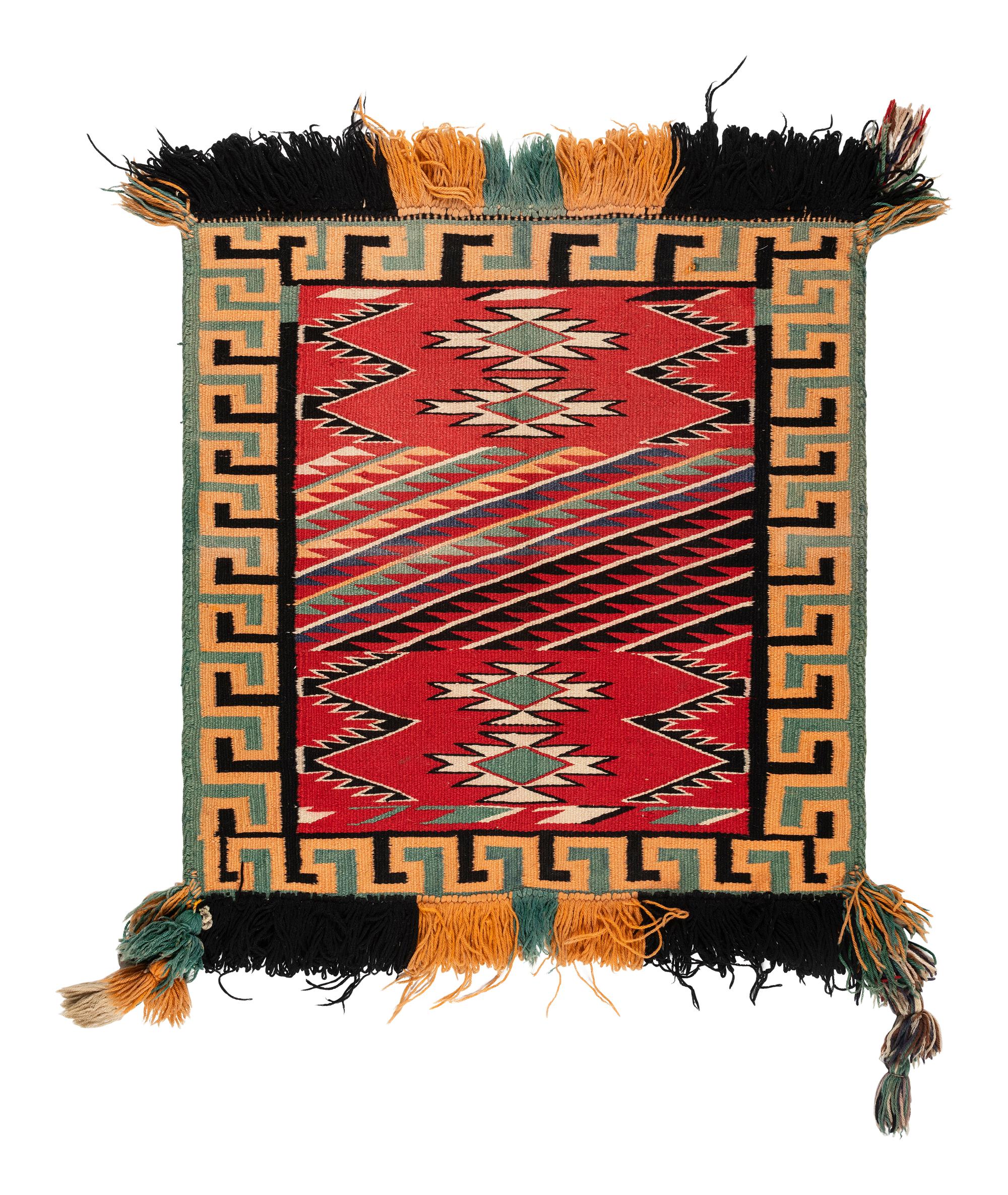 Navajo Germantown Sunday Saddle Blanket
