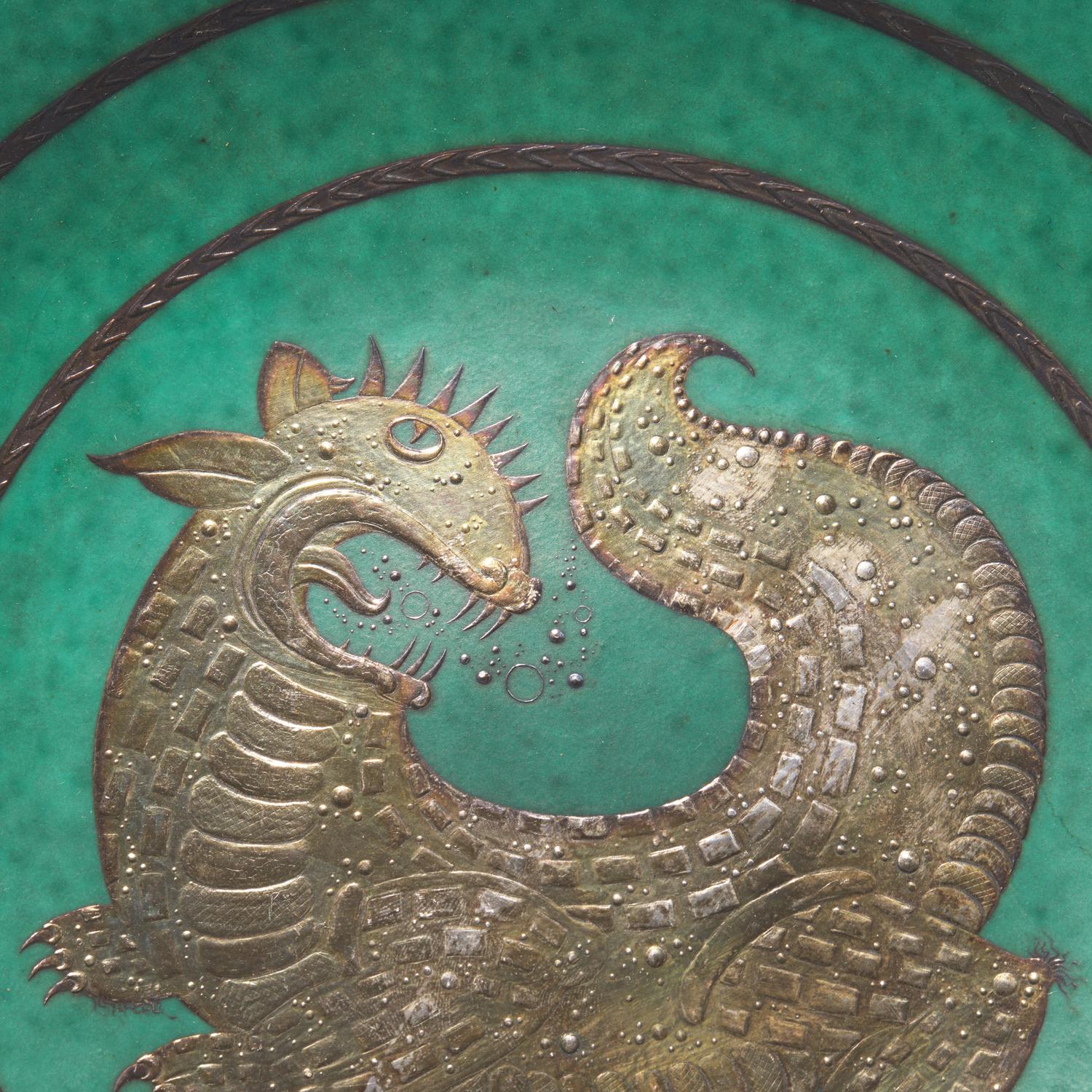Gustavsberg Green Plate, c. 1940