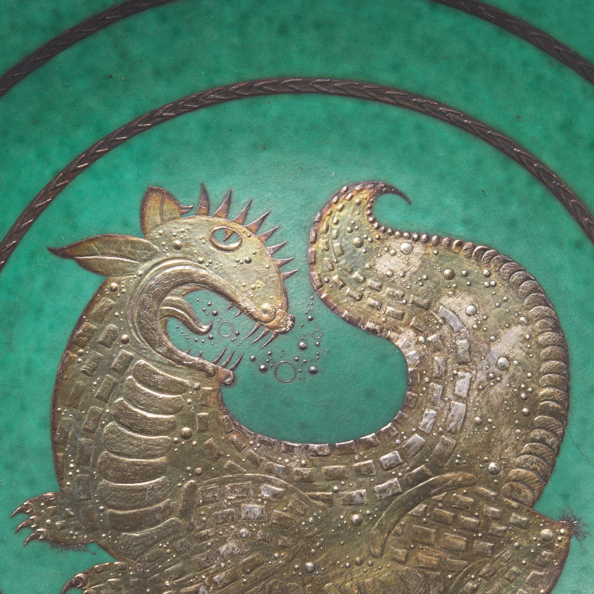 Gustavsberg Green Plate, c. 1940