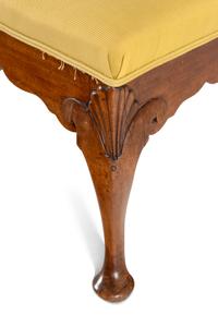 Two George II Walnut Stools