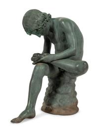 A Patinated Bronze Figure of the Spinario